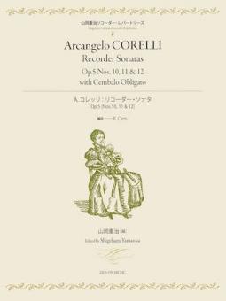 Recorder Sonatas op. 5 Nos. 10, 11 & 12 