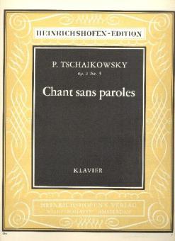 Chant sans Paroles (Lied ohne Worte) op. 2 Nr. 3 