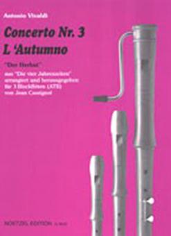 Concerto Nr. 3 'L'Autumno' 