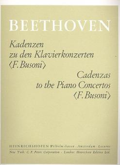 Kadenzen zu den Klavierkonzerten 
