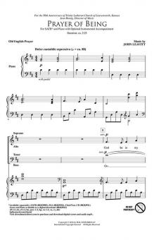 Prayer of Being Standard