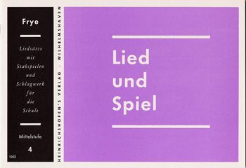 Lied und Spiel Heft 4: Mittelstufe 