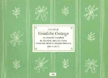 Geistliche Gesänge aus G. Chr. Schemellis Musikalischem Gesangbuch 