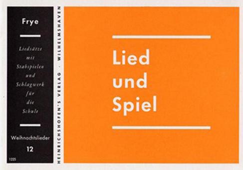Lied und Spiel Heft 12: Weihnachtslieder 2 