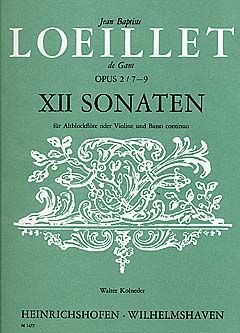 12 Sonaten op. 2 Heft 3 