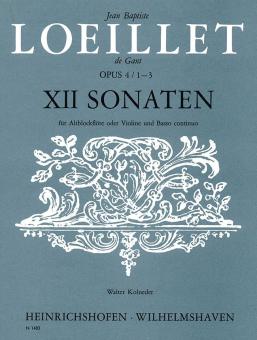 12 Sonaten op. 4 Heft 1 