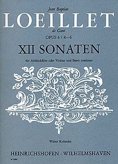 12 Sonaten op. 4 Heft 2 