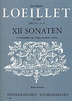 12 Sonaten op. 4 Heft 3 