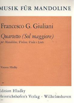 Quartetto Sol Maggiore (G-Dur) 
