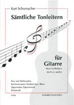 Sämtliche Tonleitern für Gitarre 