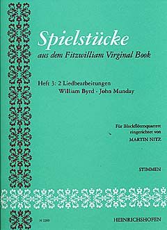 Spielstücke aus dem Fitzwilliam Virginal Book, Heft 3 