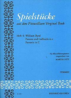 Spielstücke aus dem Fitzwilliam Virginal Book, Heft 4 