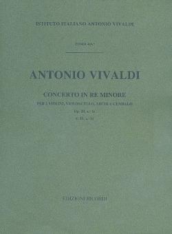 Concerto D Minor RV565 Op. 3 No 11 