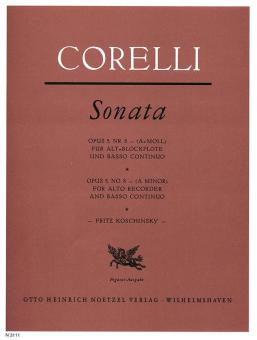 Sonate in a-Moll op. 5 Nr. 8 