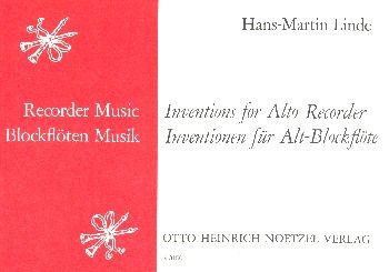 Inventionen für Alt-Blockflöte 