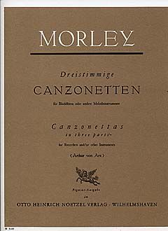 Dreistimmige Canzonetten 