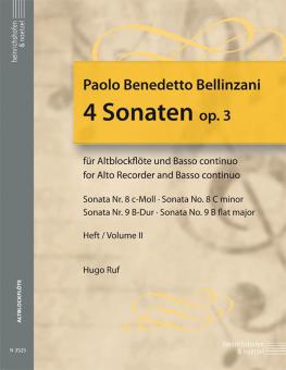 4 Sonaten für Altblockflöte und Bc 2 