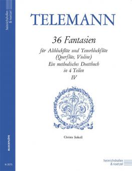 36 Fantasien als methodisches Duettbuch 4 