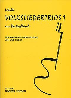 Leichte Volkslieder-Trios 1 aus Deutschland 
