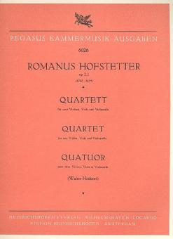 Quartett F-Dur op. 2 Nr. 1 