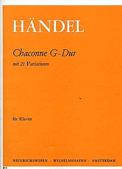 Chaconne G-Dur mit 21 Variationen 