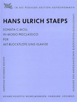 Staeps: Sonata c-Moll 
