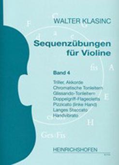 Sequenzübungen für Violine 4 