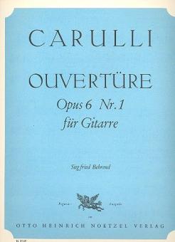 Ouvertüre op. 6 Nr. 1 
