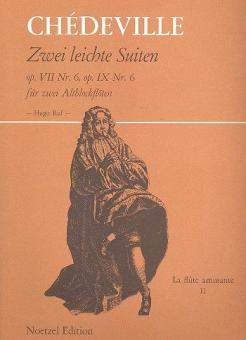 2 leichte Suiten op. 7 Nr. 6, op. 4 Nr. 6 