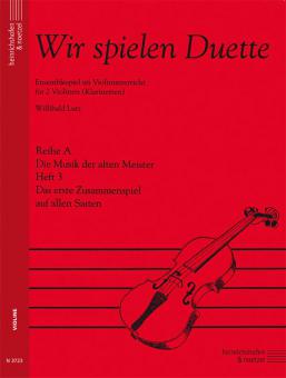 Wir spielen Duette - Reihe A, Heft 3 