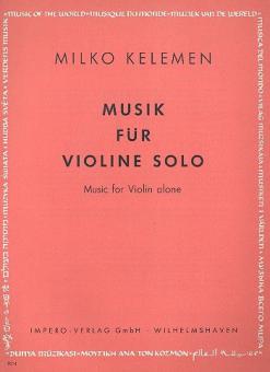 Musik für Violine solo 
