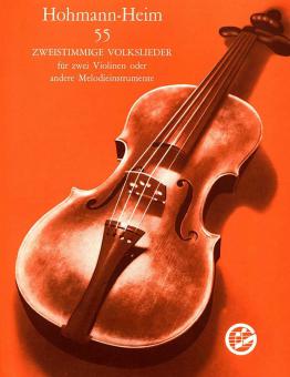55 zweistimmige Volkslieder 