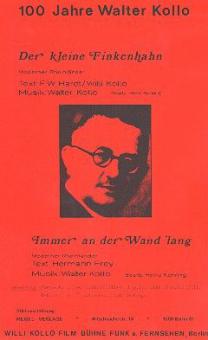 Der kleine Finkenhahn - Immer an der Wand 'lang 