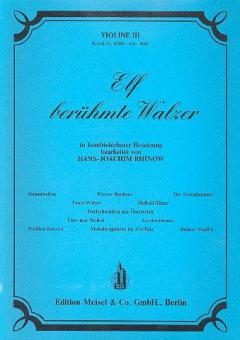 Elf berühmte Walzer 