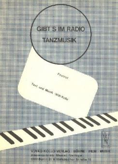 Gibt's im Radio Tanzmusik 
