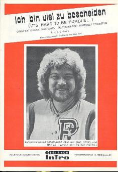 Ich bin viel zu bescheiden 