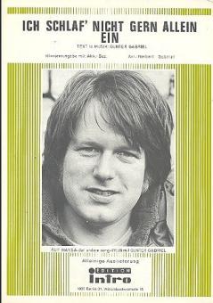 Ich schlaf nicht gern allein ein 