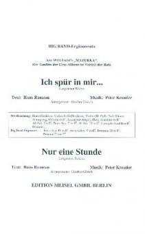 Ich spür in mir ... 