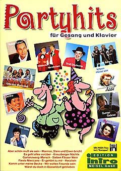 Partyhits für Gesang und Klavier mit Midi-Files 