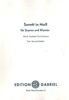 Sonett in Moll 