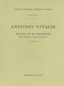 Sonata D Major For Violin And Basso Continuo RV10 