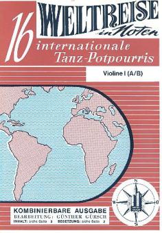 Weltreise in Noten (16 Internationale Tanz-Potpourris) 