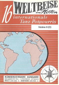 Weltreise In Noten (16 Internationale Tanz-Potpourris) 