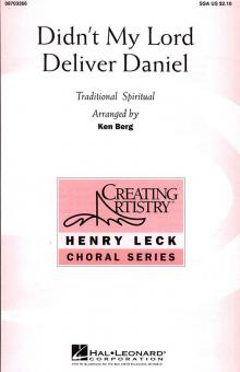 Didn't My Lord Deliver Daniel 