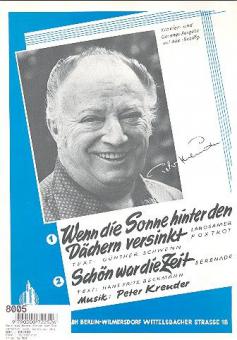 Wenn die Sonne hinter den Dächern... 