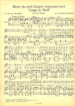 Wenn du mich längst vergessen hast 