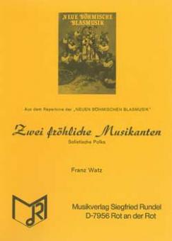 Zwei fröhliche Musikanten 
