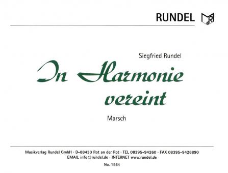 In Harmonie vereint 