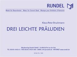 Drei leichte Präludien 