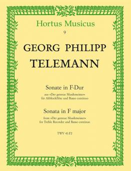 Sonate F-Dur TWV 41:F2 Standard